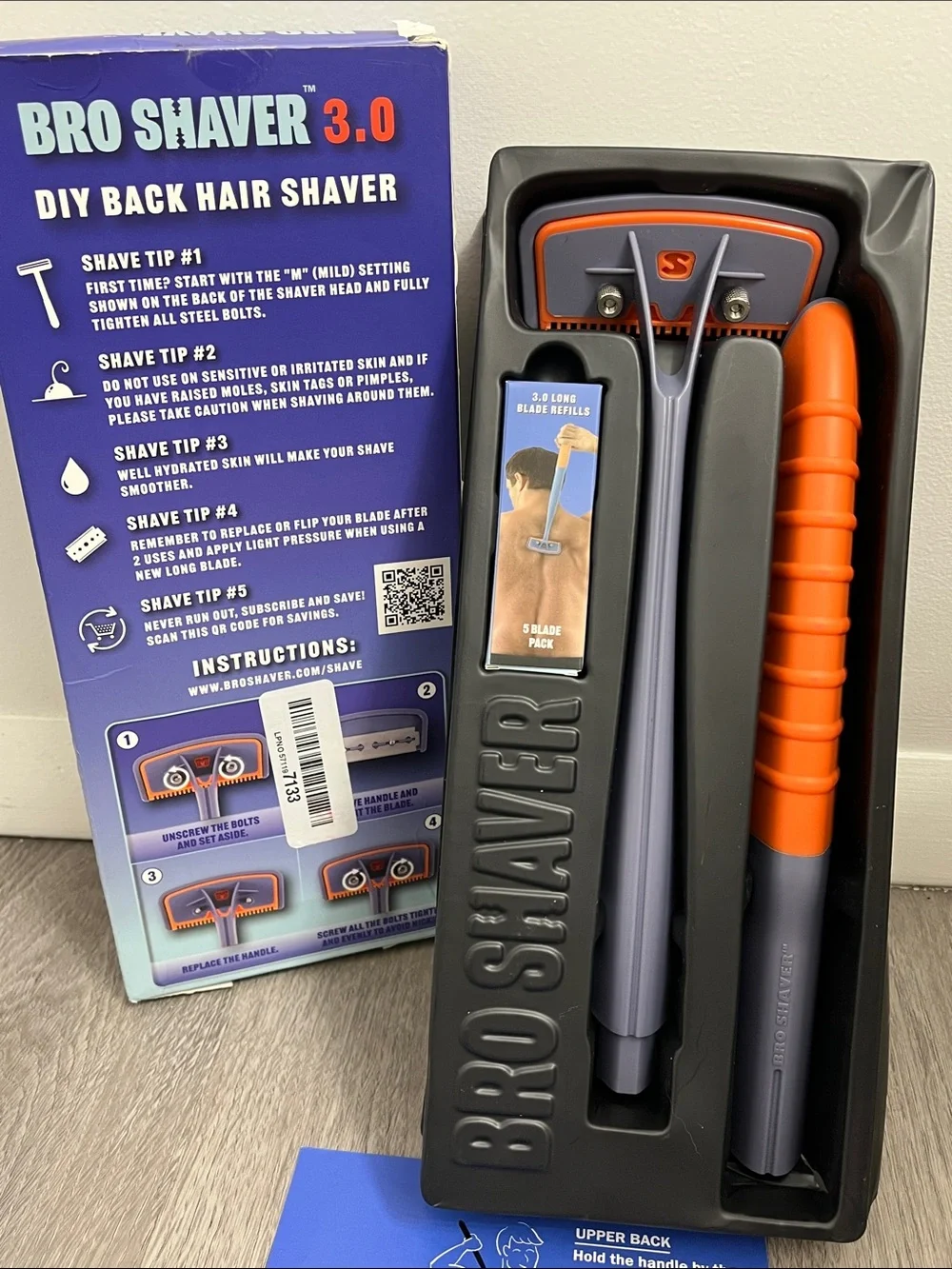 Bro shaver 3.0 back hair shaver